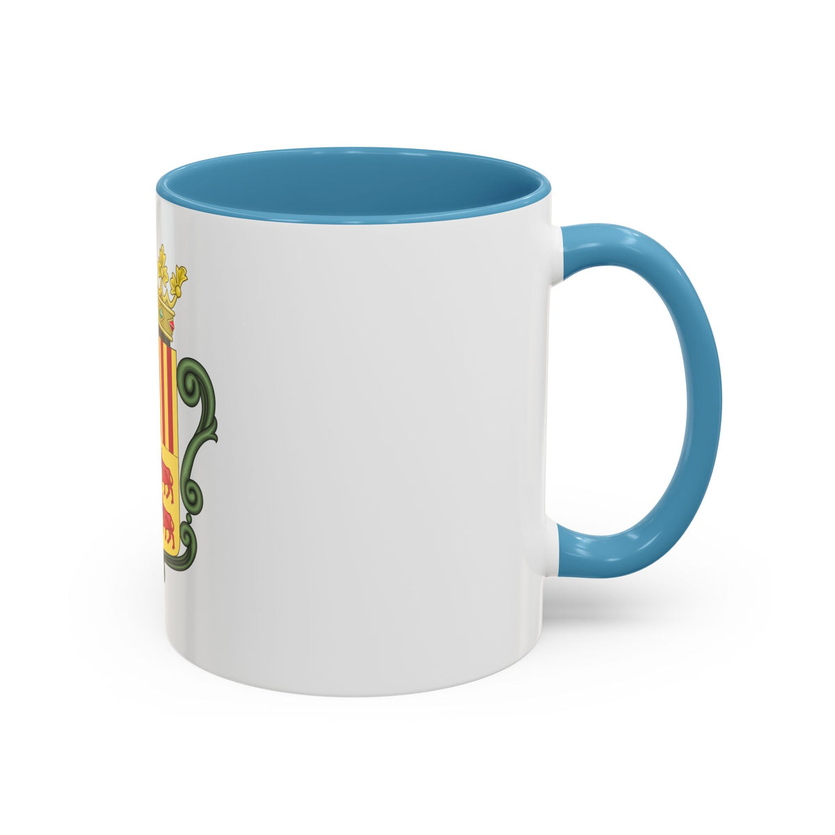 Coat of arms of Andorra (1800-1949) - Accent Coffee Mug