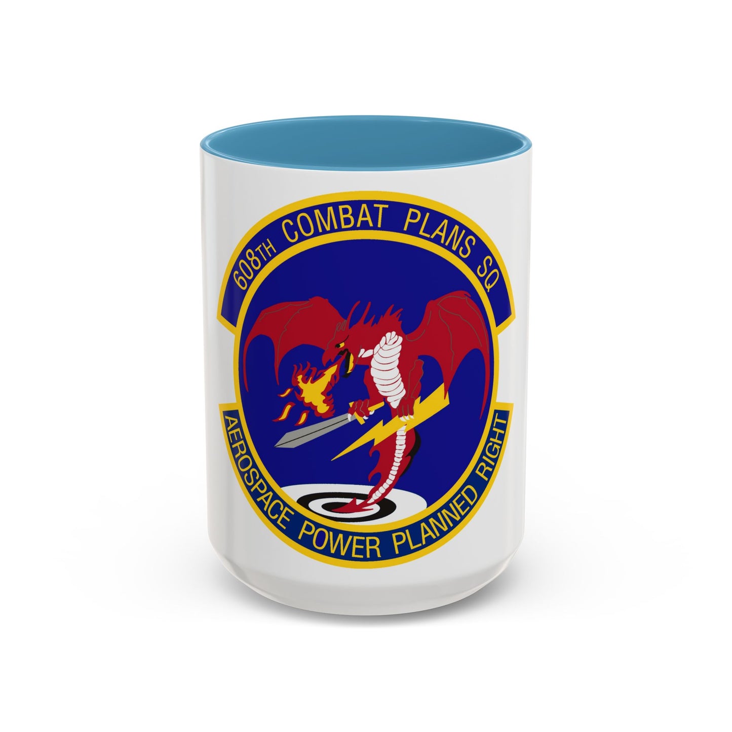 608th Combat Plans Squadron (U.S. Air Force) Accent Coffee Mug