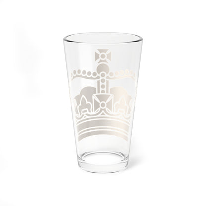 Edward-crown-goldenrod (United Kingdom) (Coat of Arms) Pint Glass 16oz