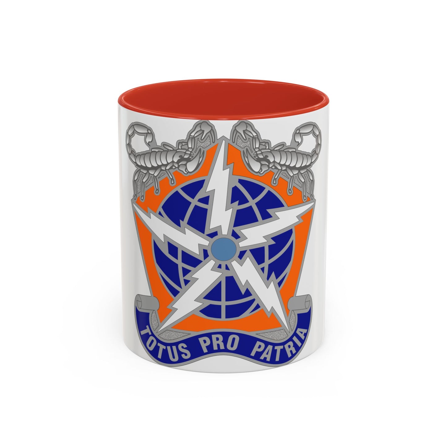 505 Signal Brigade 3 (U.S. Army) Accent Coffee Mug