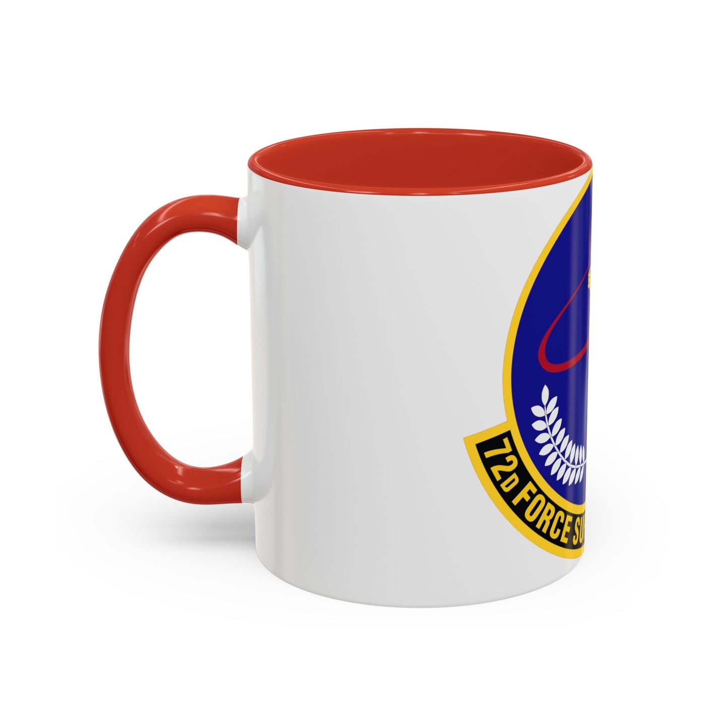 72d Force Support Squadron (U.S. Air Force) Accent Coffee Mug