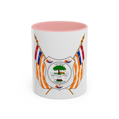 Coat of arms of the Orange Free State - Accent Coffee Mug
