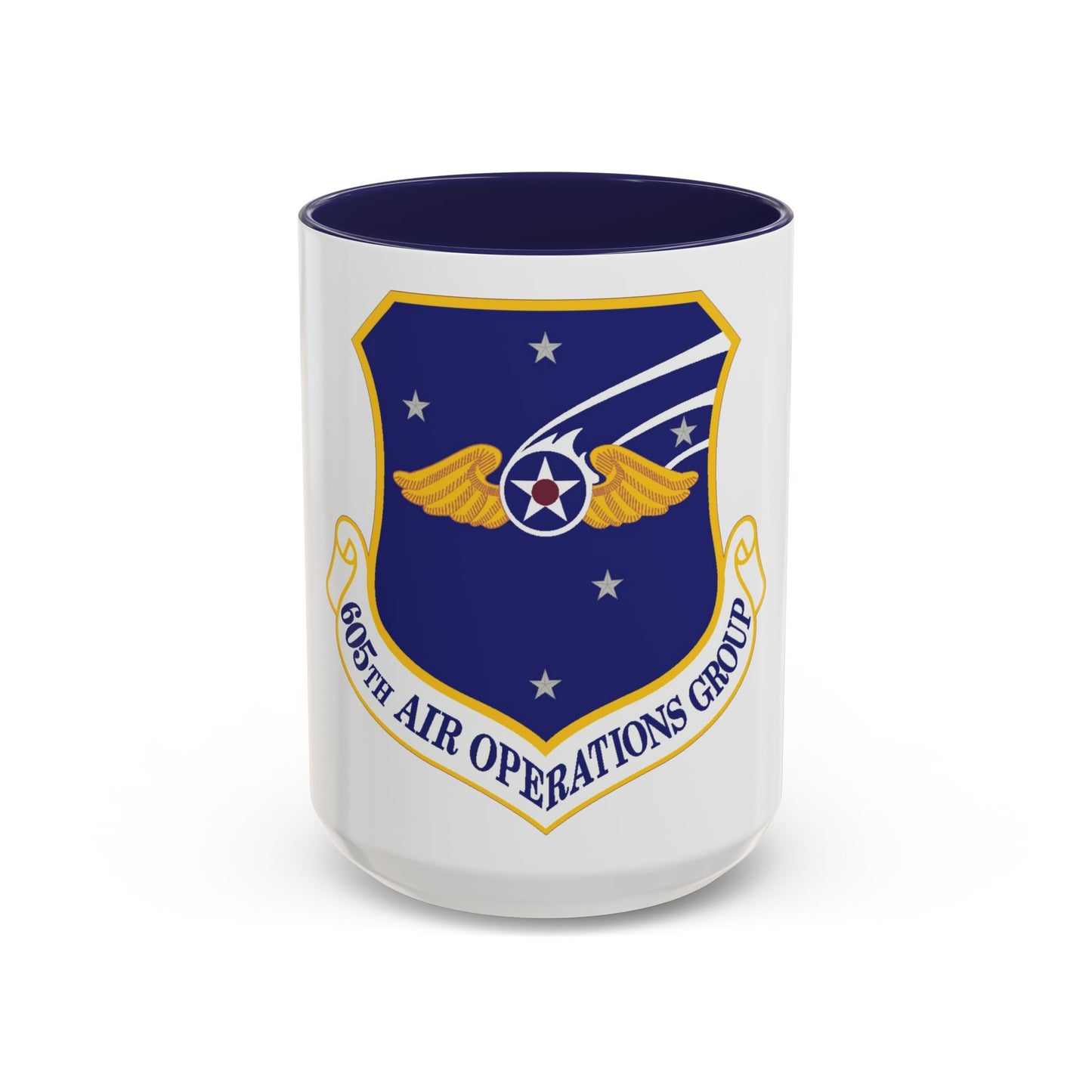 605th Air Operations Group (U.S. Air Force) Accent Coffee Mug