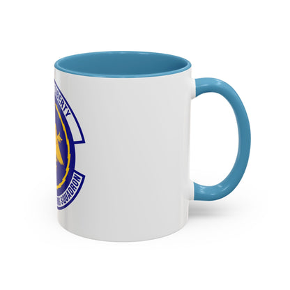 673d Communications Squadron (U.S. Air Force) Accent Coffee Mug