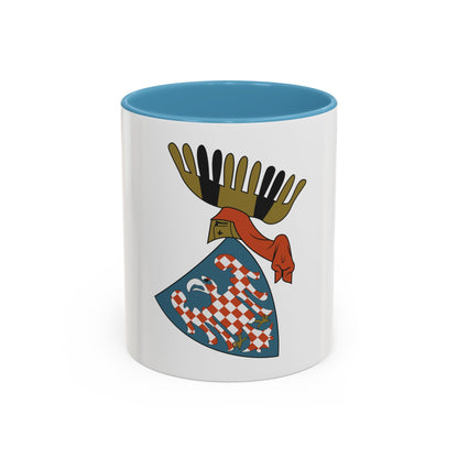 Coat of arms of the Margraviate of Moravia (Wenceslaus II) - Accent Coffee Mug