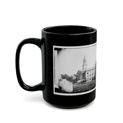 Warrenton, Va. Courthouse (U.S. Civil War) Black Coffee Mug