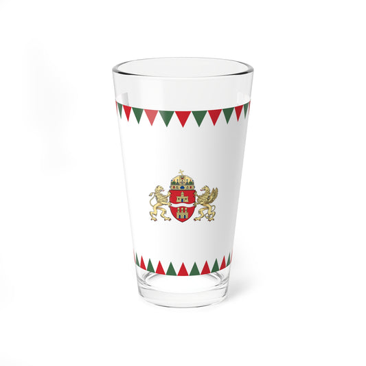 Flag of Budapest 2011 (Hungary) Pint Glass 16oz