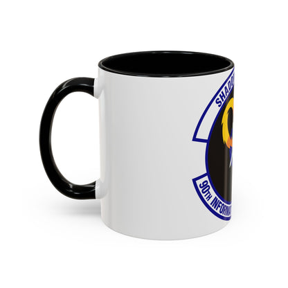 90th Information Operations Squadron (U.S. Air Force) Accent Coffee Mug