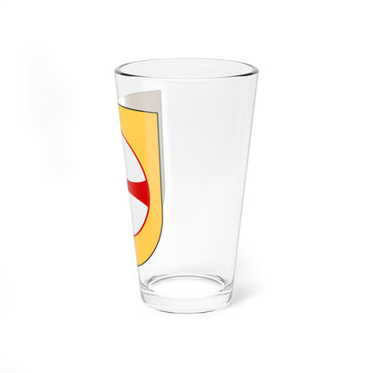 Norrbottens regemente 193. jägarbataljonen Umeå skvadron vapen (Sweden) (Coat of Arms) Pint Glass 16oz