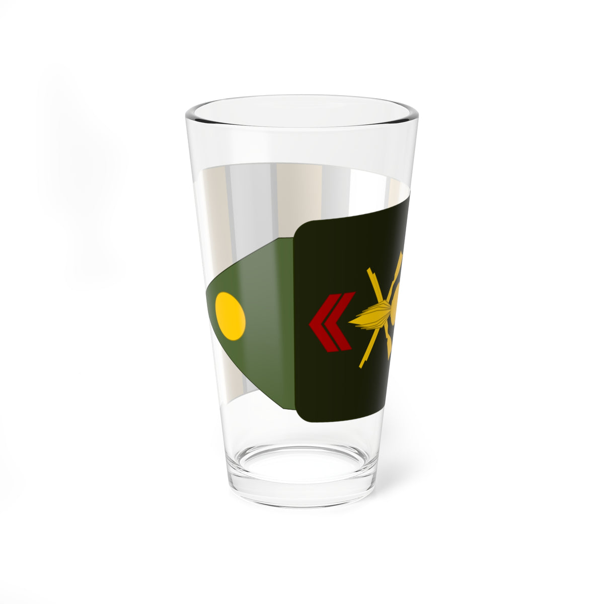 Army FRA OF 04 ROTATION INFANTRY (Military Rank) Pint Glass 16oz