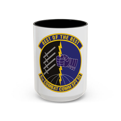 5 Combat Communications Support Squadron ACC (U.S. Air Force) Accent Coffee Mug