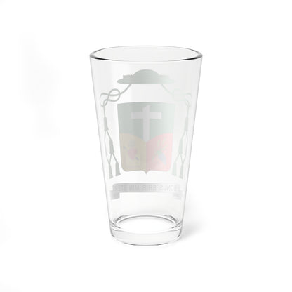Escudo de Francisco Javier Hernández Arnedo (Spain) (Coat of Arms) Pint Glass 16oz