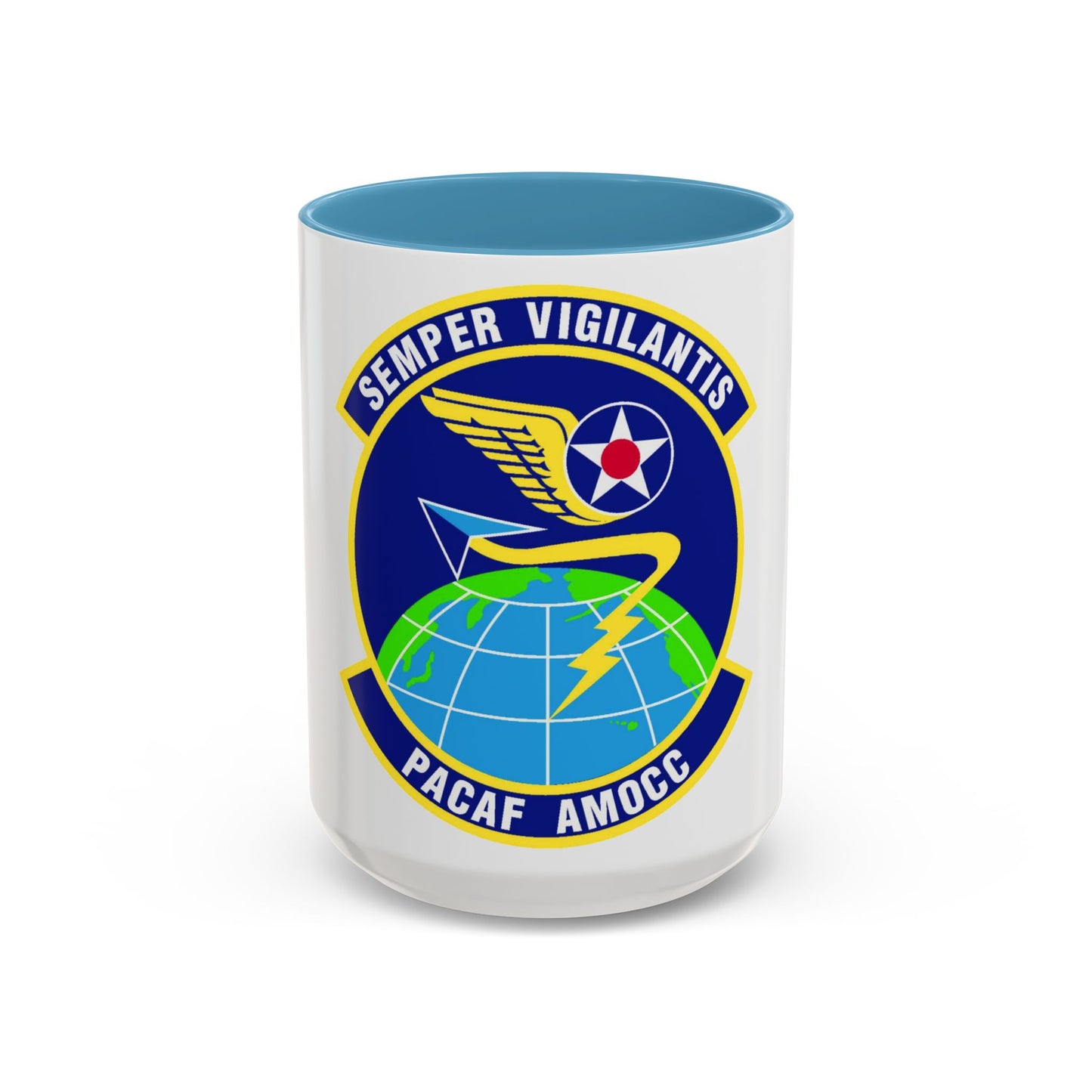 PACAF Air Mobility Operations Control Center (U.S. Air Force) Accent Coffee Mug