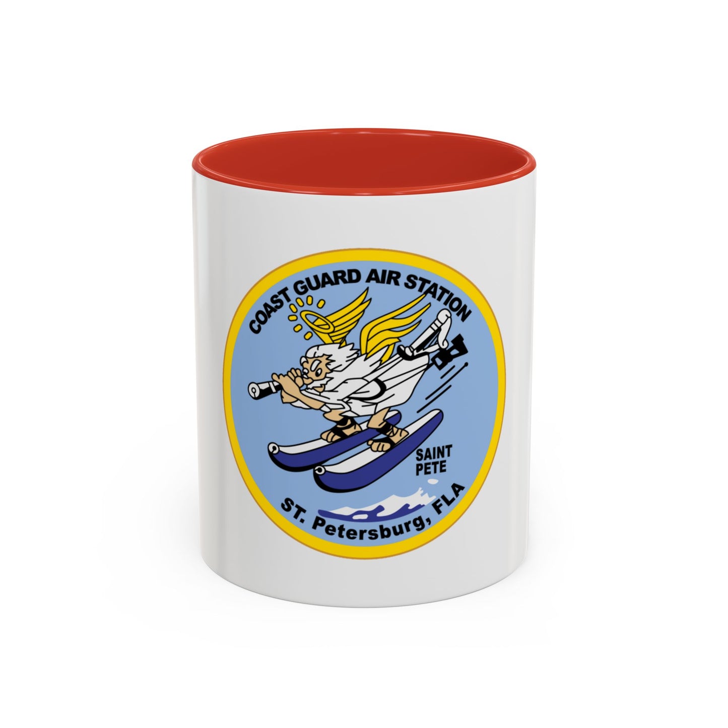 USCGC Air Station St Petersburg FLA (U.S. Coast Guard) Accent Coffee Mug