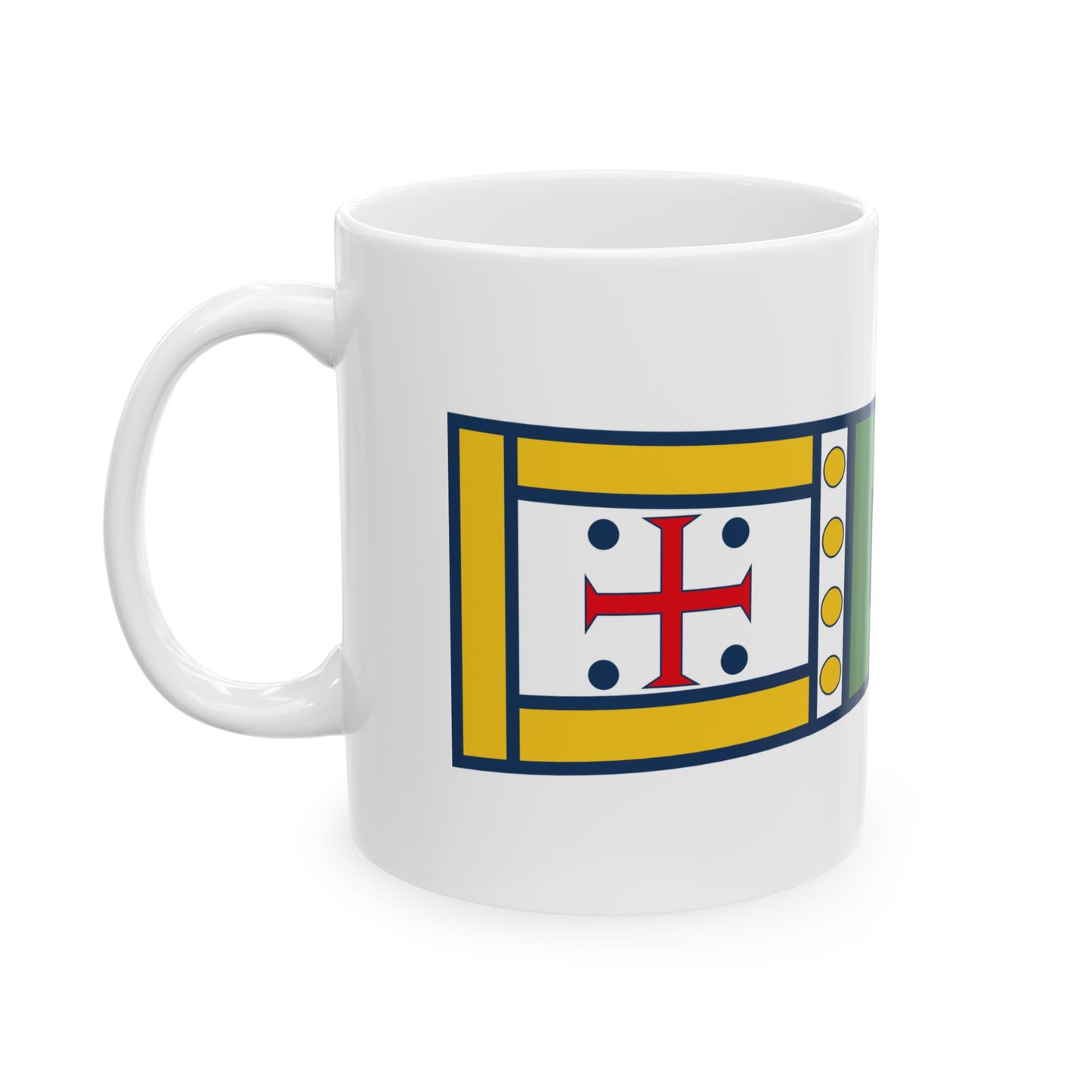 Gonfalon of William the Conqueror (France) White Coffee Mug