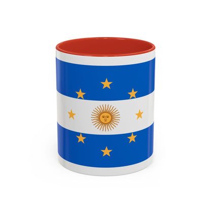Navy Jack of Argentina 1818 - Accent Coffee Mug