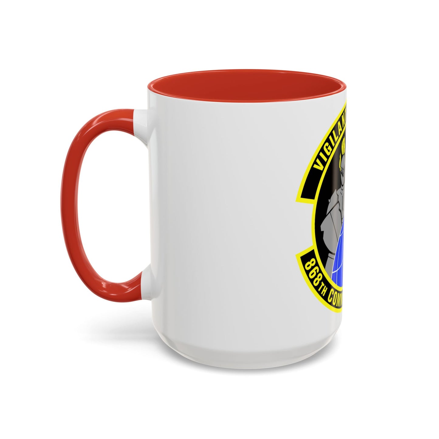 868th Communications Squadron (U.S. Air Force) Accent Coffee Mug