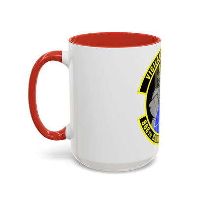 868th Communications Squadron (U.S. Air Force) Accent Coffee Mug