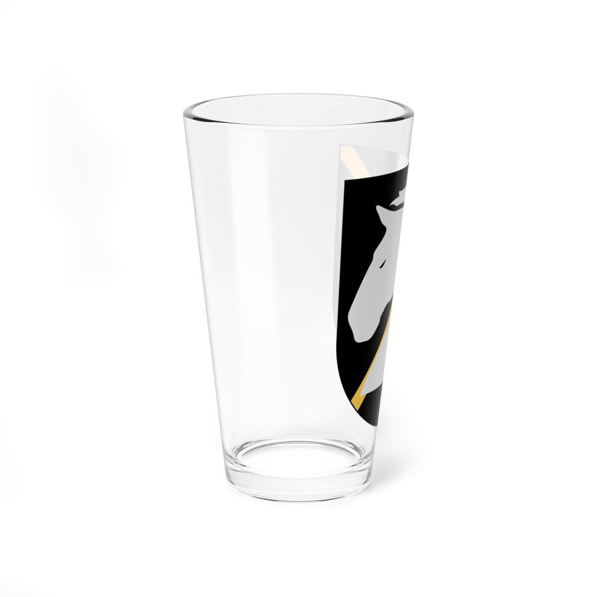 Livregementets husarer 32. underrättelsebataljonen vapen (Sweden) (Coat of Arms) Pint Glass 16oz