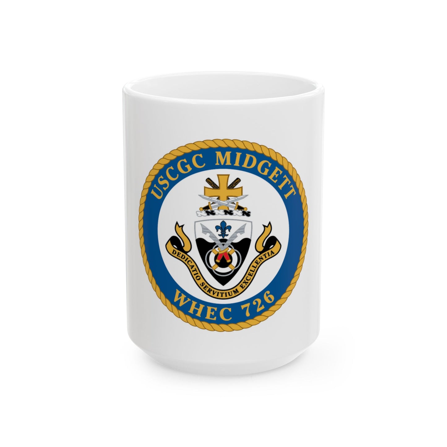 USCG Midgett WHEC 726 (U.S. Coast Guard) White Coffee Mug