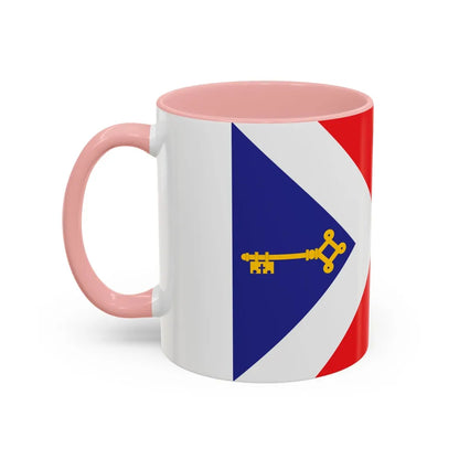 Flag of Gori Georgia - Accent Coffee Mug-Go Mug Yourself