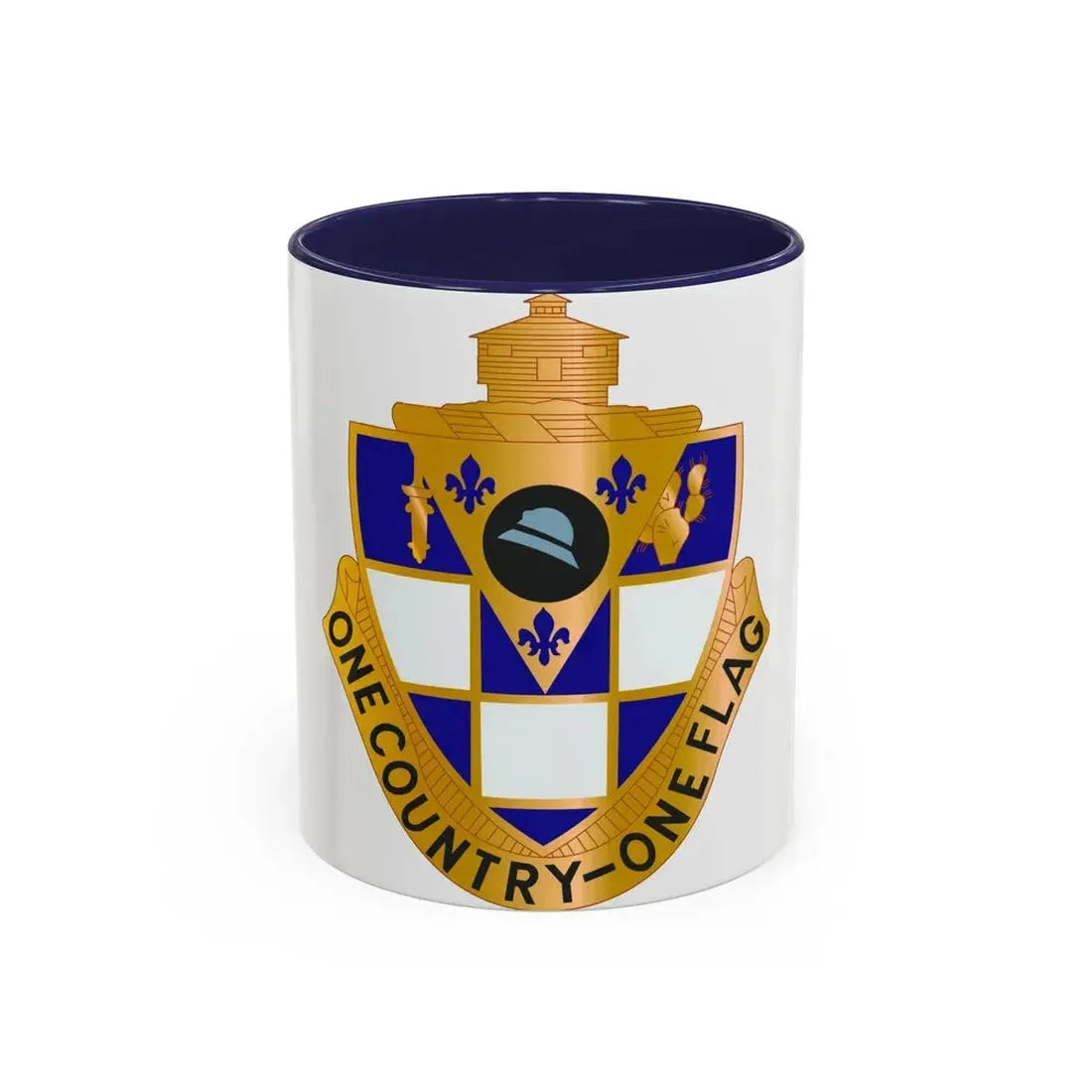178th Infantry Regiment (U.S. Army) Accent Coffee Mug 11oz Navy - Go Mug Yourself