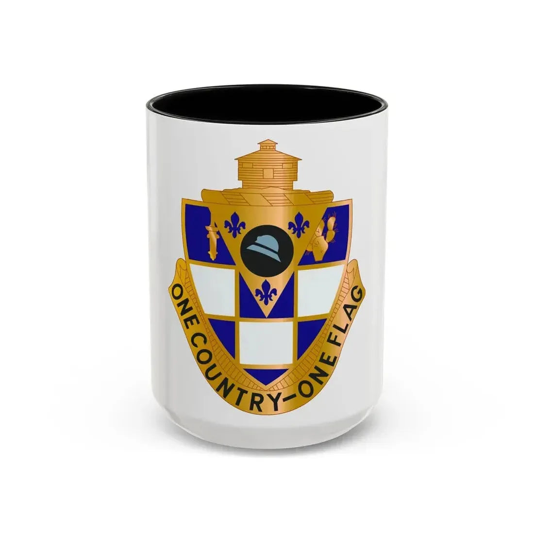 178th Infantry Regiment (U.S. Army) Accent Coffee Mug 15oz Black - Go Mug Yourself