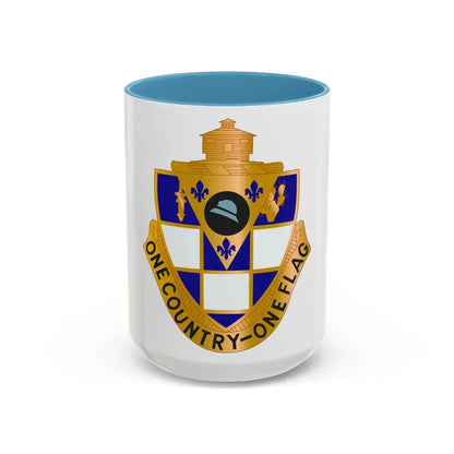 178th Infantry Regiment (U.S. Army) Accent Coffee Mug 15oz Light Blue - Go Mug Yourself