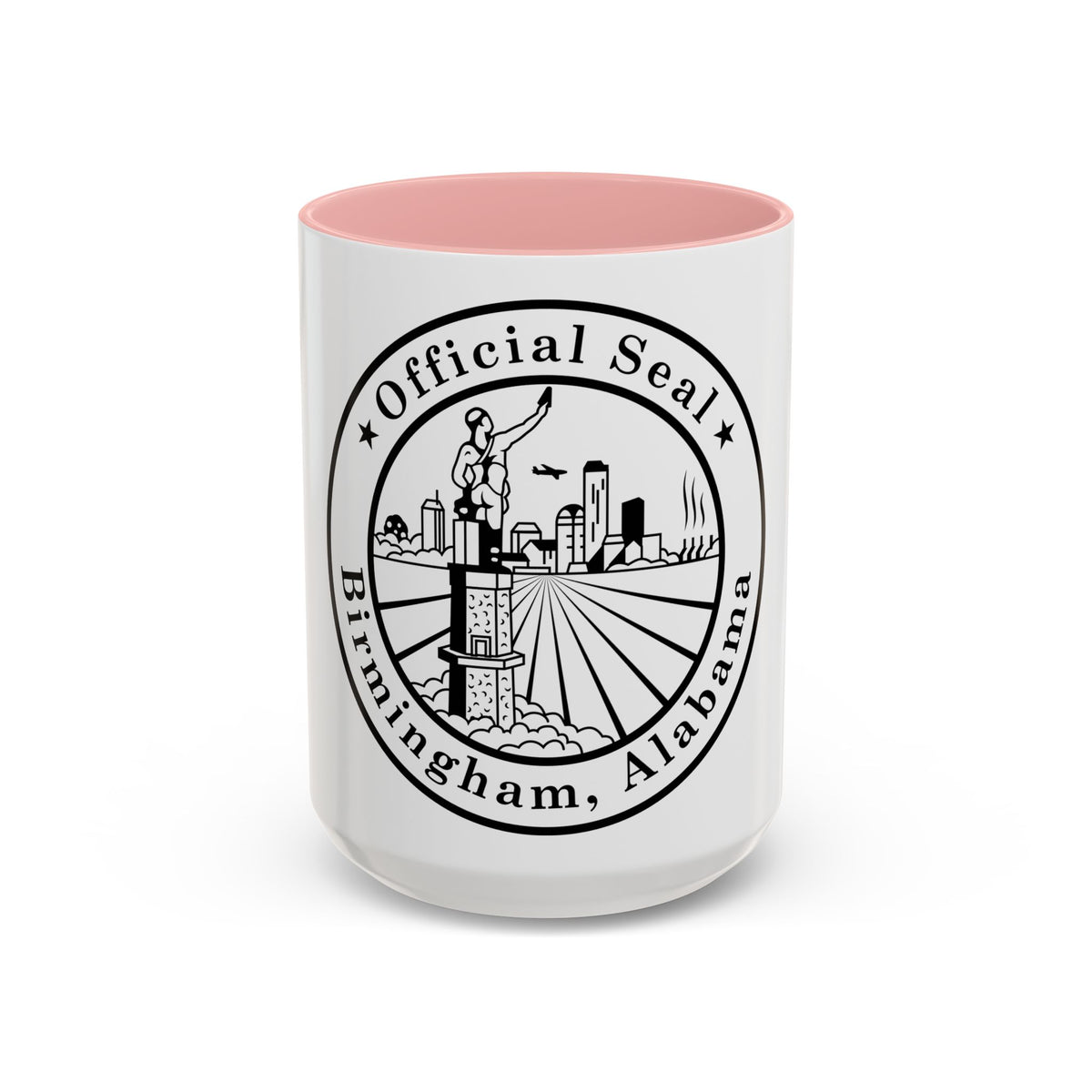 Seal of Birmingham Alabama - Accent Coffee Mug