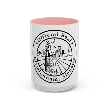 Seal of Birmingham Alabama - Accent Coffee Mug