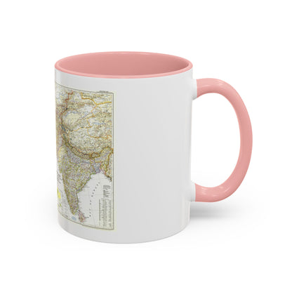 Asia - Southwest (1952) (Map) Accent Coffee Mug