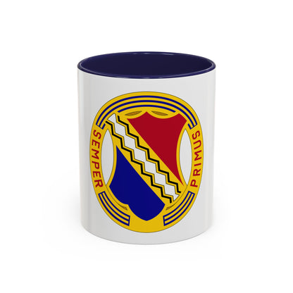 1st Infantry Regiment (U.S. Army) Accent Coffee Mug