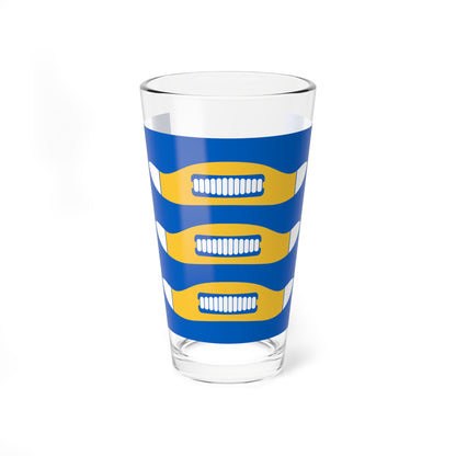 Hyvinkää.lippu (Finland) Pint Glass 16oz