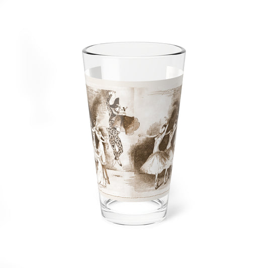 Illustration by Rene Bouche, 1942 - Pint Glass 16oz