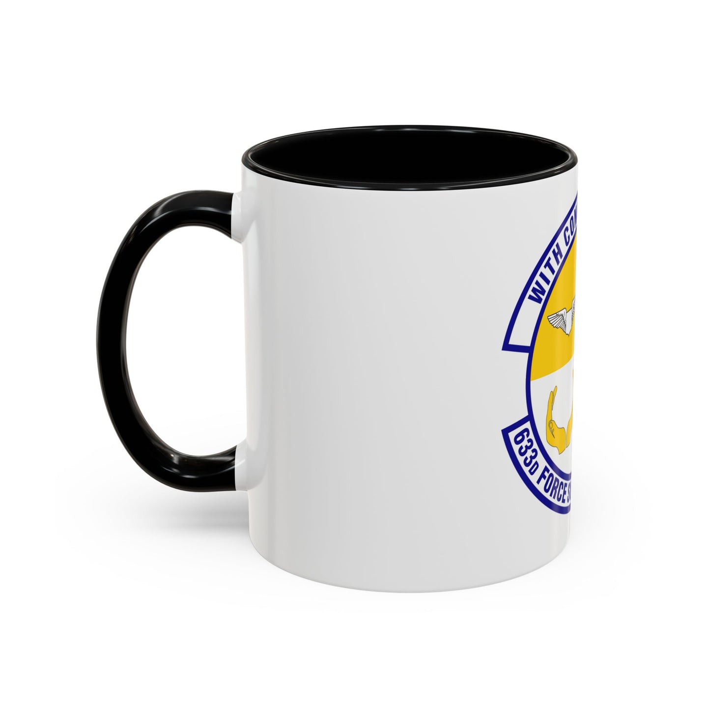 633d Force Support Squadron (U.S. Air Force) Accent Coffee Mug