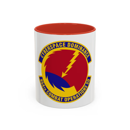 854 Combat Operations Squadron AFRC (U.S. Air Force) Accent Coffee Mug