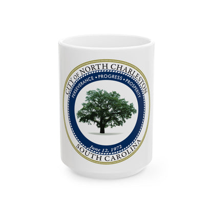 Seal of North Charleston South Carolina - White Coffee Mug