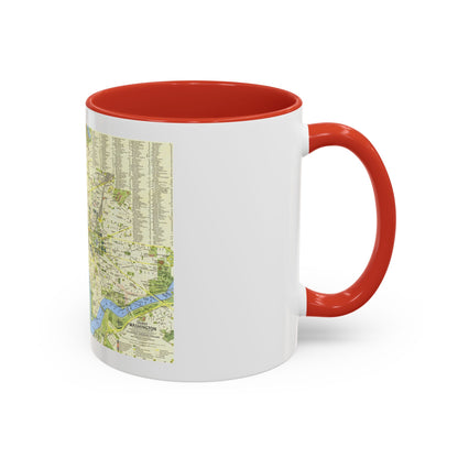 USA - Washington, Tourist (1964) (Map) Accent Coffee Mug
