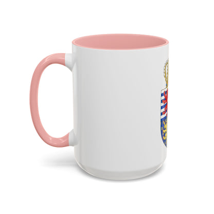 Lesser coat of arms of the Grand Duke of Luxembourg (2000) - Accent Coffee Mug