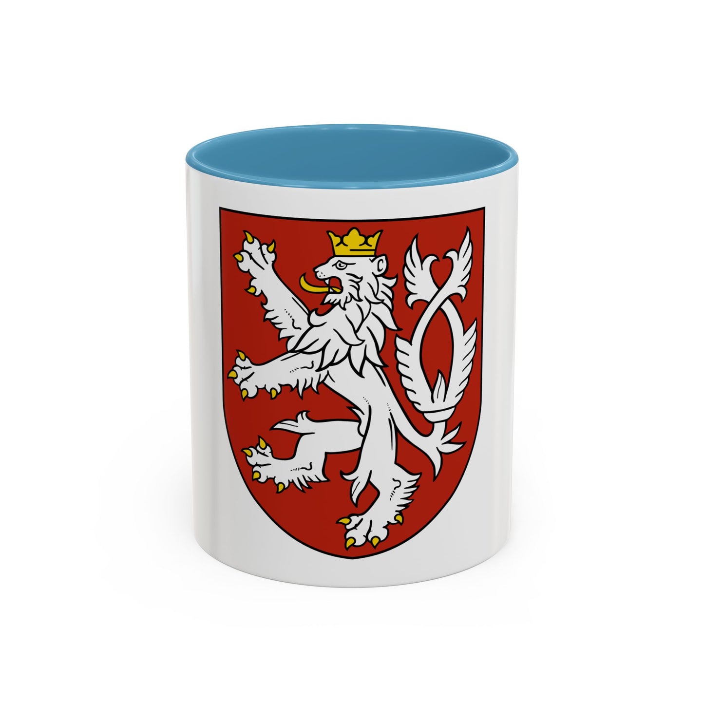 Small coat of arms of the Czech Republic - Accent Coffee Mug