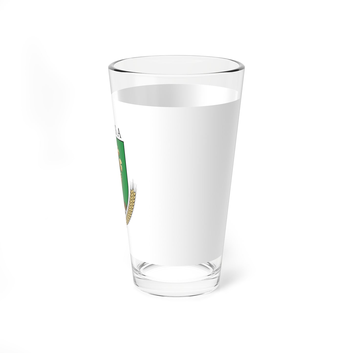 Flag of Baksa Hungary (Hungary) Pint Glass 16oz