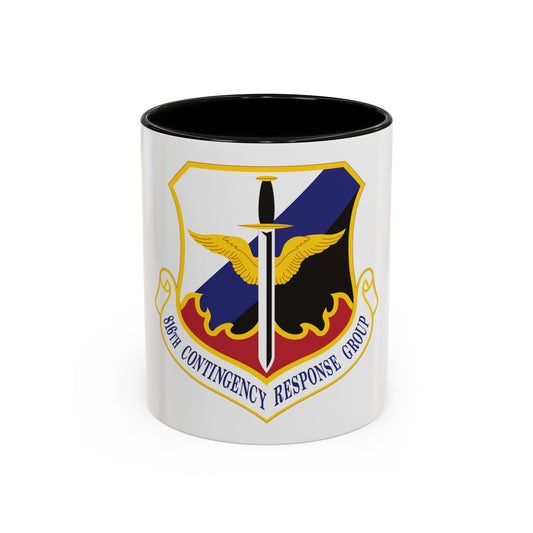 816th Contingency Response Group (U.S. Air Force) Accent Coffee Mug