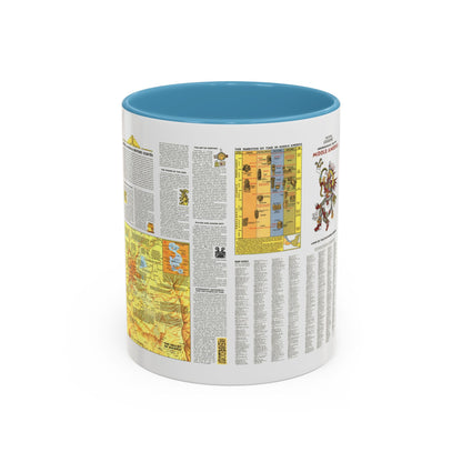 Central America - Archeological Map 2 (1968) (Map) Accent Coffee Mug