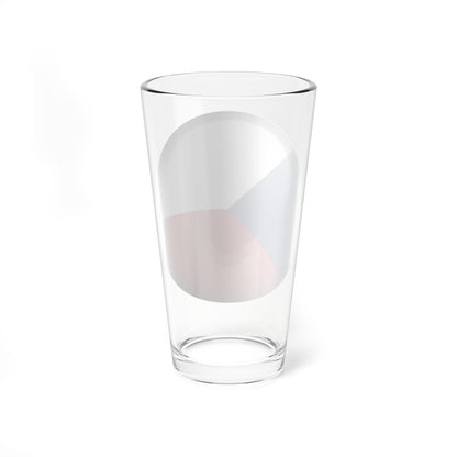 Flag orb Czech Republic (Czech Republic) Pint Glass 16oz