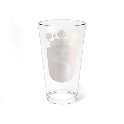 Gieten wapen (Netherlands) (Coat of Arms) Pint Glass 16oz