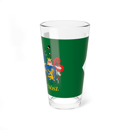Flag of Csosz (Hungary) Pint Glass 16oz