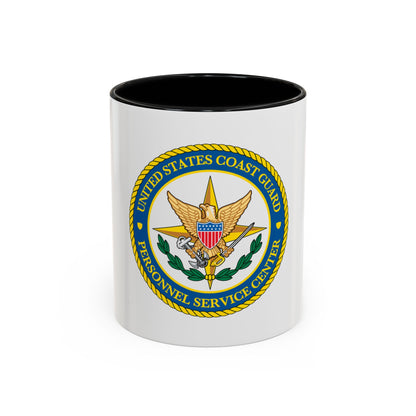 USCG Personnel Service Center (U.S. Coast Guard) Accent Coffee Mug