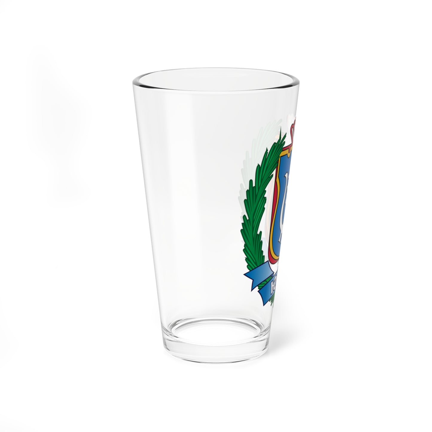 Coat of arms of Yugra 1995 (Russia) (Coat of Arms) Pint Glass 16oz