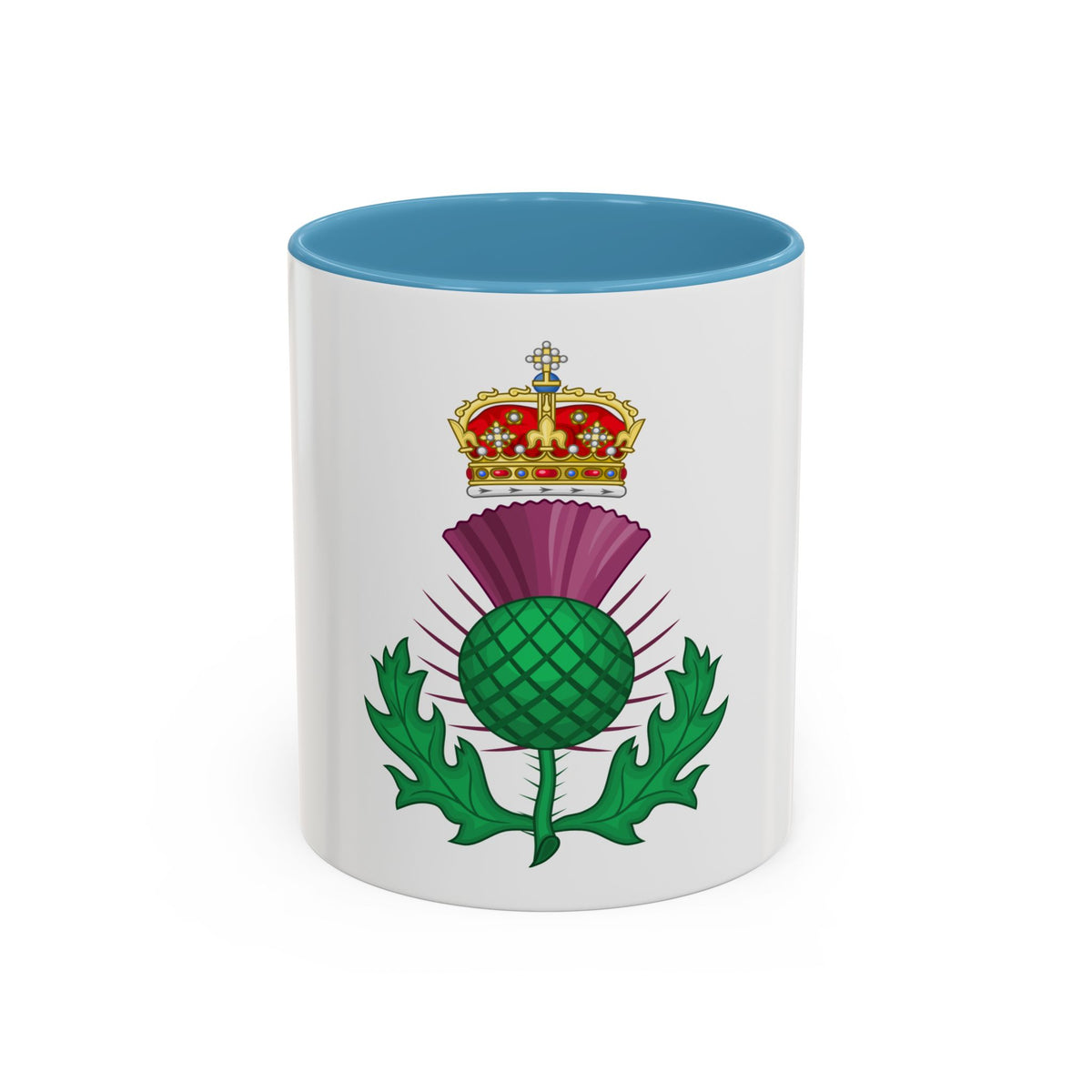 Thistle Royal Badge of Scotland - Accent Coffee Mug