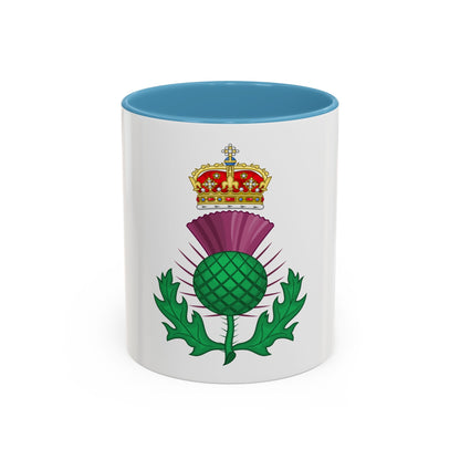 Thistle Royal Badge of Scotland - Accent Coffee Mug